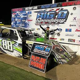 1st. Place win for Dylan in the 88D at Big O Speedway (Feature race 9/30/23)