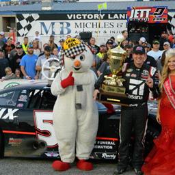 Kyle Busch claims second Snowball Derby trophy