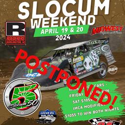 16th Annual Slocum 50 Postponed