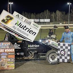 Hagar Wins USCS Series Speedweek Opener at Benton Speedway