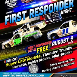 8/9/2025 FIRST RESPONDER NIGHT-MILITARY AND FIRST RESPONDERS ARE FREE!