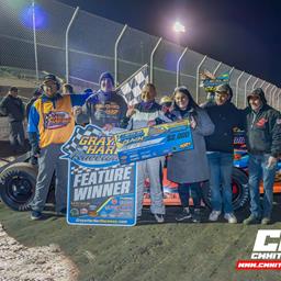 Tyson Blood wins and eventful night 1 Modified Clash at Grays Harbor Raceway