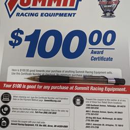 Summit Racing Equipment Contingency Dollars