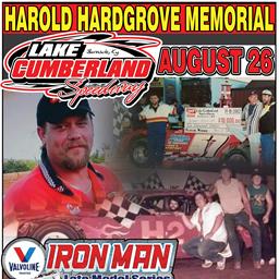 Harold Hardgrove Memorial presented by SPEDA $15,022 to win for Valvoline Iron-Man Late Model Series at Lake Cumberland Speedway Saturday, Aug. 26