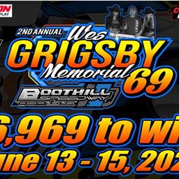 2nd Annual Wes Grigsby Memorial June 13-15th