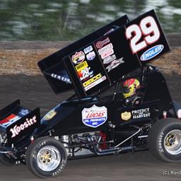 Brandon Hahn Sidelined While Leading B Main at Texas Motor Speedway