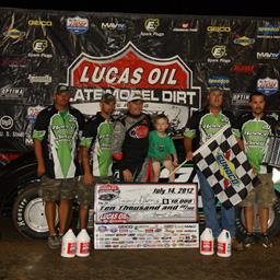 Owens Outduels Blankenship in CMH Diamond Nationals at Lucas Oil Speedway