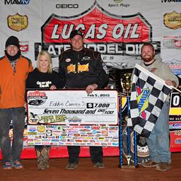 Eddie Carrier Jr Claims Opening Night of Georgia Boot Super Bowl of Racing