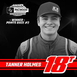 Tanner Holmes Wins Points Race #2 for RBO Career Win #45