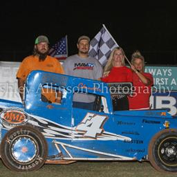 Chandler Foltz Continues NOW600 Sooner State Dwarf Car Dominance with Red Dirt Raceway Win