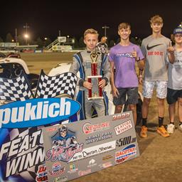 OLHEISER FINDS VICTORY LANE FOR THE FIRST TIME