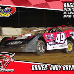 Andy Bryant to visit Tulsa Speedway as part of Revival Dirt Late Model Series!