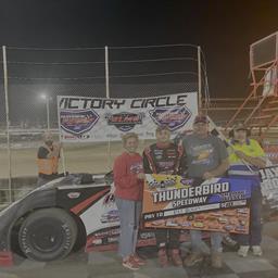 Ross perfect in Sooner main at Thunderbird Speedway