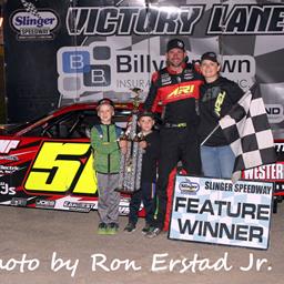 Apel Returns to Victory Lane at Slinger after Winning the Keith’s Marina Race Against Cancer 75