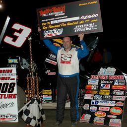 A.G Rains captures O?Reilly USCS Trick or Treat Fall Nationals at Riverside Speedway
