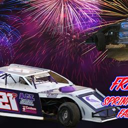 Celebrate America with High Revving, Car Sliding Dirt Track Racing this Friday!