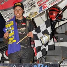 David Gravel took the win Saturday night after dueling with leader Stevie Smith