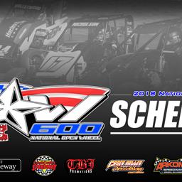 NOW600 National Series Announces 2018 Slate