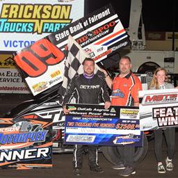 Juhl and Snyder Hustle to Hard-Fought Sprint Car Wins at Jackson Motorplex