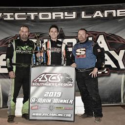 Nick Parker Snags ASCS Southwest Victory At Arizona Speedway