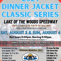 Next Event: Sat, Aug 3 &amp; Sun, Aug 4 - Dinner Jacket Classic Series with Winnipeg Super Trucks! Hot Laps 5pm, Racing 5:30pm