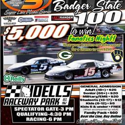 ALIVE FOR 5 SERIES BADGER STATE 100 THIS SATURDAY AUGUST 9TH