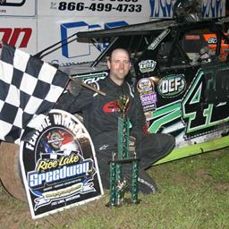 Buzzy Adams Finds Victory Lane at Rice Lake Speedway