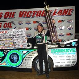 Scott Bloomquist Wins Ralph Latham Memorial Race the Final Lap at Florence Speedway