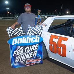 SANDBERG CRUISES TO DACOTAH SPEEDWAY VICTORY LANE