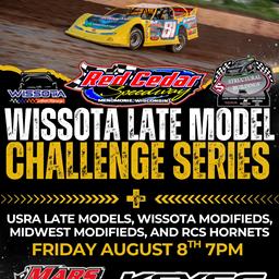 WISSOTA Late Model Challenge Series Returns to Red Cedar Speedway This Friday, August 8th