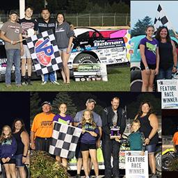 McGrath doubles up on Plymouth Super Six Late Model Series triumphs on Wall of Fame Night