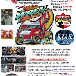 3rd Annual Nolan Wren Memorial - Gator Motorplex