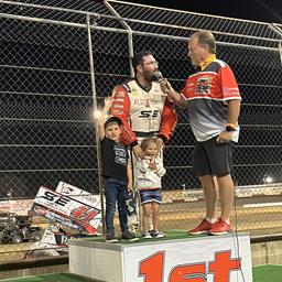 Dominic Scelzi Posts Win and Second-Place Finish While Doing Double Duty at Thunderbowl Raceway