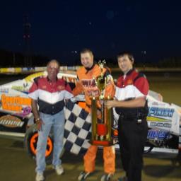 JORDAN WATSON WINS 3RD STRAIGHT IN AC DELCO MODIFIEDS