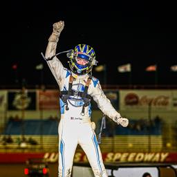 Denney earns Midget win as Johnson, Covington take Sprint features at Lucas Oil Speedway&#39;s Open Wheel Showdown