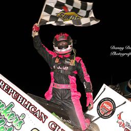 Ashley Cappetta Claims First Lincoln Speedway Victory