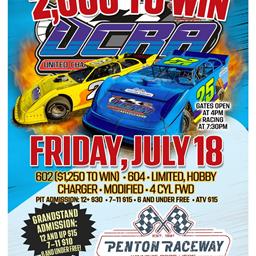 Penton Speedway Up Next for UCRA on July 18