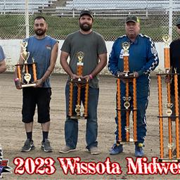 Congrats to your 2023 Black Hills Speedway Overall Points winners in the Wissota Midwest Modified Class!