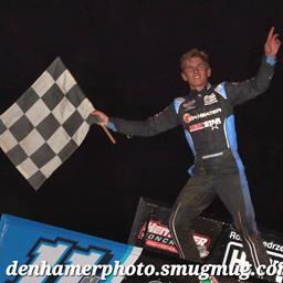 KASEY JEDRZEJEK WINS THE FALLEN TRIBUTE RACE AT WAYNESFIELD RACEWAY PARK