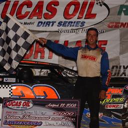 Darren Miller Large at Lawrenceburg for Second Series Win of 2008