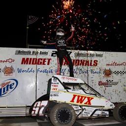 BAYSTON BLAZES THE HIGH BANKS FOR FIRST BELLEVILLE VICTORY