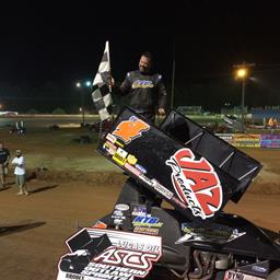 Michael Miller Rolls Turkey With Lucas Oil ASCS Southern Outlaw Sprints