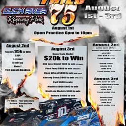 DEEP FRIED 75 AUGUST 2ND &amp; 3RD FEATURING HUNT THE FRONT SUPER DIRT SERIES