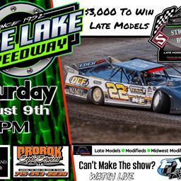 Rice Lake Speedway Hosts Late Models August 9th