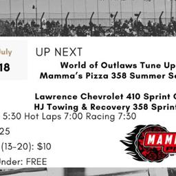 410 &amp; 358 Sprints At Williams Grove July 18