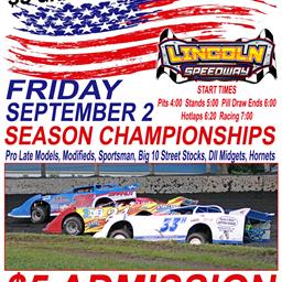 POWRi D-II Midgets Friday, 10/2 - Lincoln Speedway Championship Night