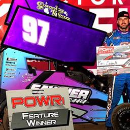 Kris Carroll Continues Winning with POWRi Wing Outlaw Micros at Port City Raceway