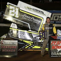 Bradley Sterrett Repeats at Bloomington Speedway!