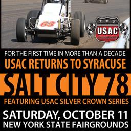 USAC Returns to Syracuse for First Time in a Decade with Silver Crown Season Finale at NAPA Super DIRT Week