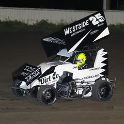 Baxter Displays Speed During Winged Micro Sprint Debut at Dixon Speedway